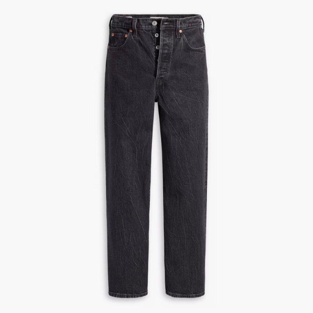 Levi's Women's Straight Leg Jeans in Washed Black